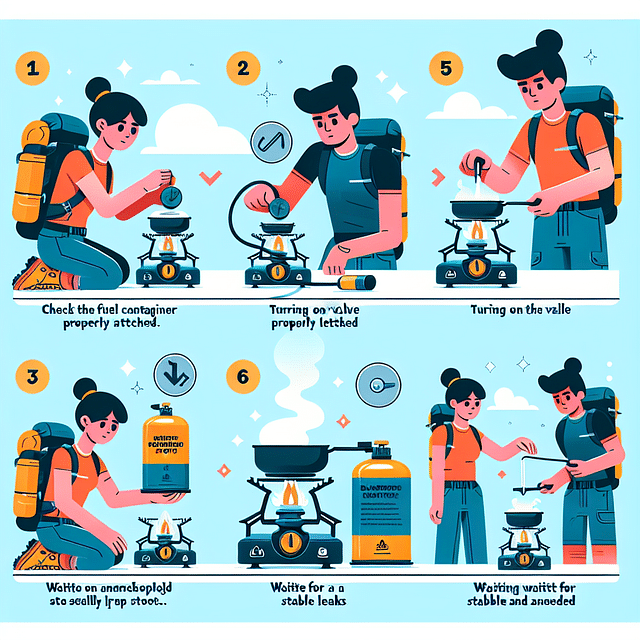 testing backpacking stove ignition system