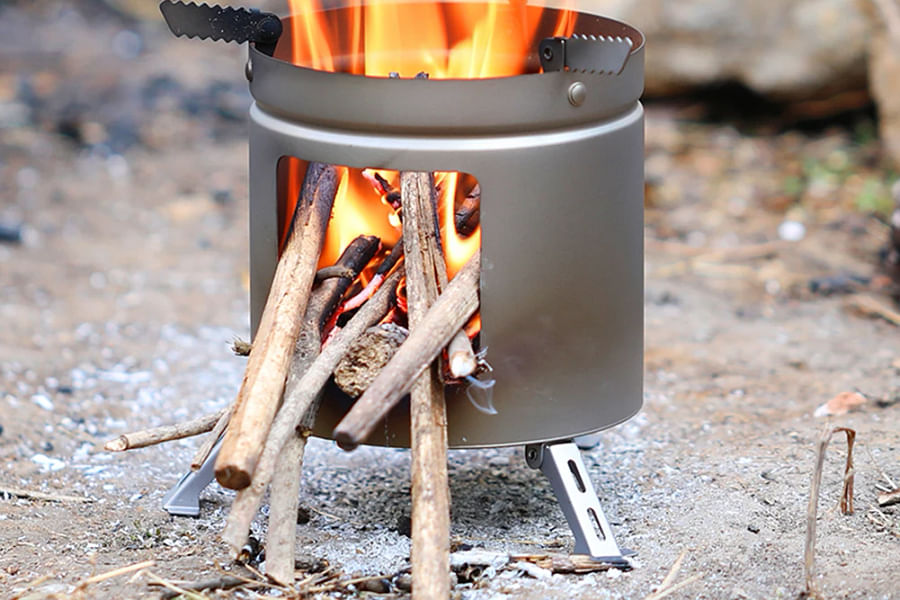 backpacking stove cooking