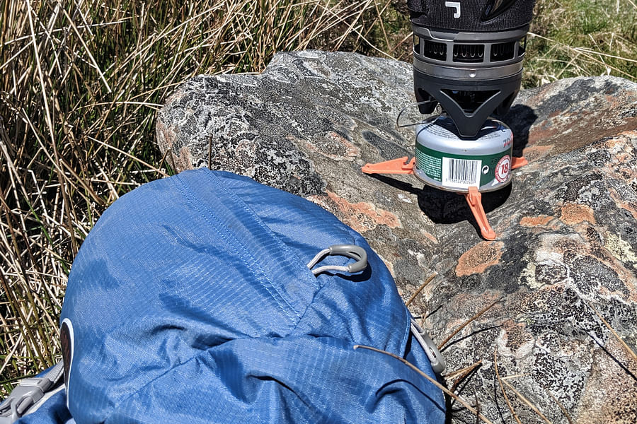 Jetboil boiling water