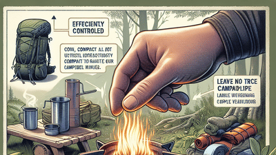 Stealthy Flames: An Insider's Guide on How to Discreetly Use Backpacking Stoves for Leave No Trace Camping