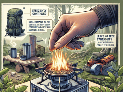 Stealthy Flames: An Insider's Guide on How to Discreetly Use Backpacking Stoves for Leave No Trace Camping