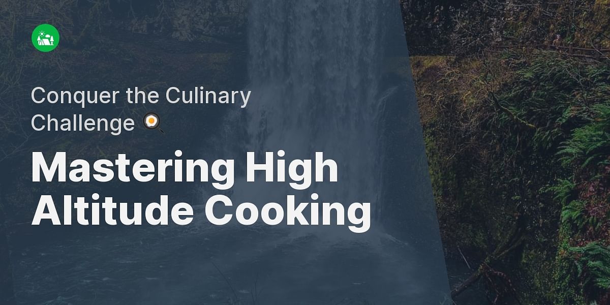 Why is cooking food difficult at high altitude?