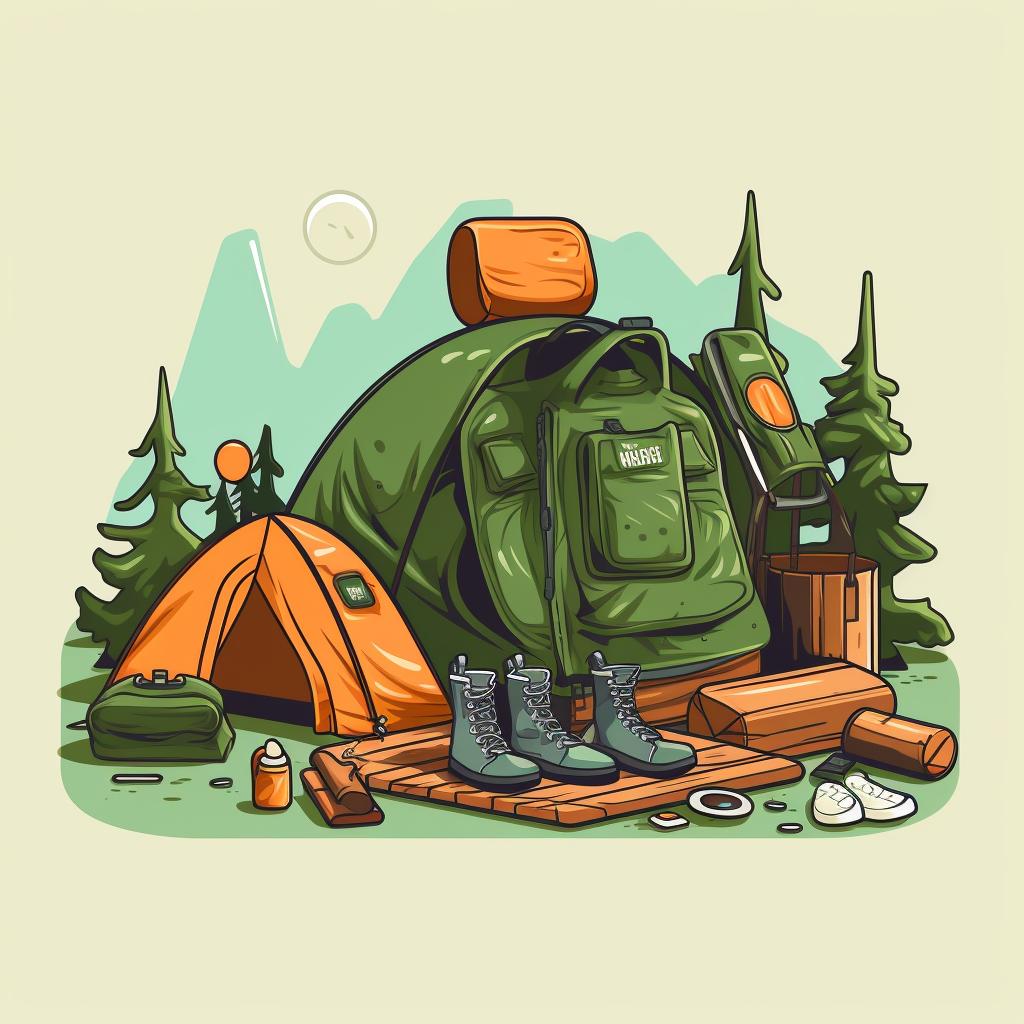 Eco-friendly camping gear made from sustainable materials